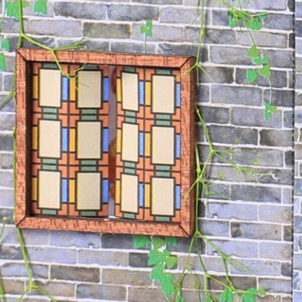 1:24 Miniatur-Puppenhaus-Teestube aus Holz zum Selbermachen mit LED