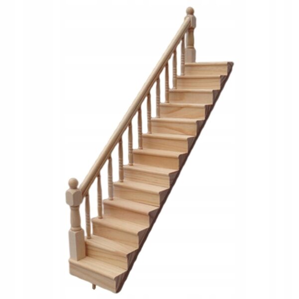 Miniatuur schaal 1:12 houten schaal voor decoratief poppenhuis