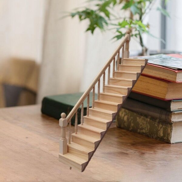 Miniatuur schaal 1:12 houten schaal voor decoratief poppenhuis