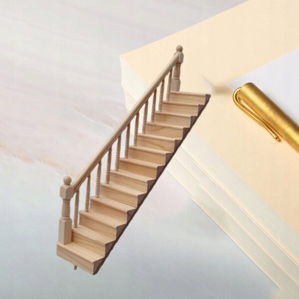 Miniatuur schaal 1:12 houten schaal voor decoratief poppenhuis