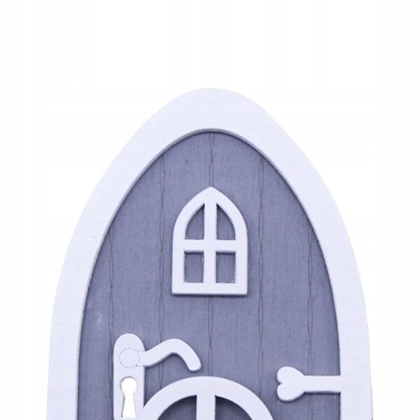 Casa delle bambole: Cancello decorativo in legno in miniatura 10x6,5 cm