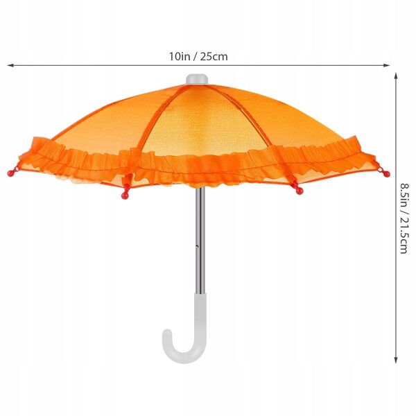 5 SZT. MINIATUROWE PARASOLKI DLA DZIECI DO ZDJĘĆ I ZABAWY