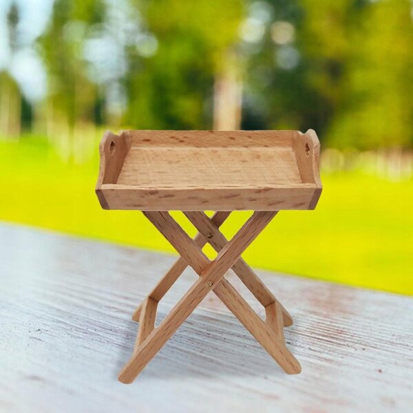 1:12 Mini-Obstständer aus Holz für Puppenhausdekoration