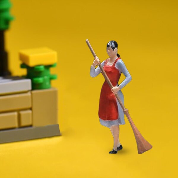 Miniatura Figura Donna in Resina 1:64 per Scena, Modellismo e Decorazione