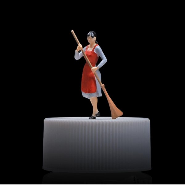 Miniatura Figura Donna in Resina 1:64 per Scena, Modellismo e Decorazione