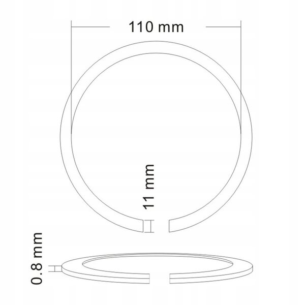 Dekorative Holzrosette für Akustikgitarren-Schallloch B-55 110 mm