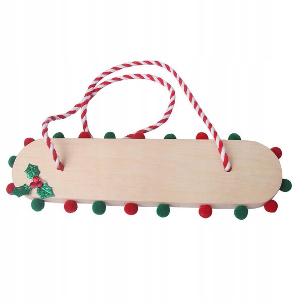 Casa delle bambole con mini altalena in legno durevole 15x5x30 cm per salotto