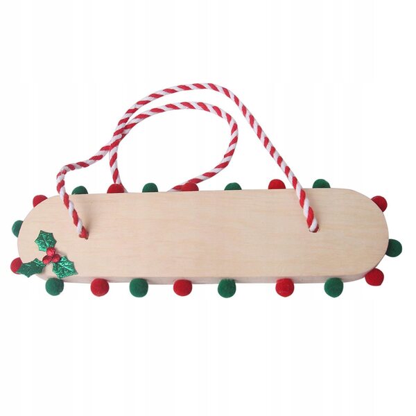 Casa delle bambole con mini altalena in legno durevole 15x5x30 cm per salotto