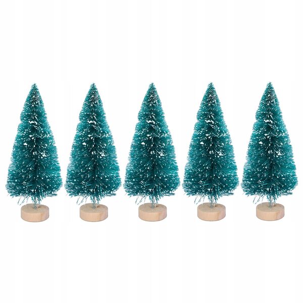 Miniatura Casa delle Bambole Albero di Natale 1:12 Decorazione con Base in Legno