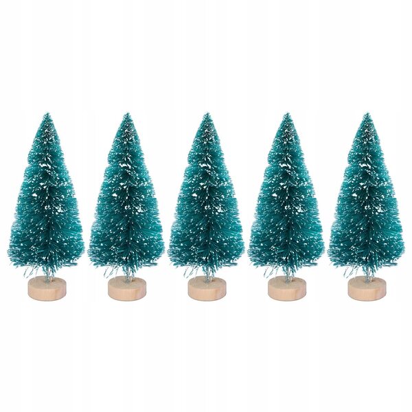Miniatura Casa delle Bambole Albero di Natale 1:12 Decorazione con Base in Legno