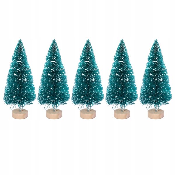 Miniatura Casa delle Bambole Albero di Natale 1:12 Decorazione con Base in Legno