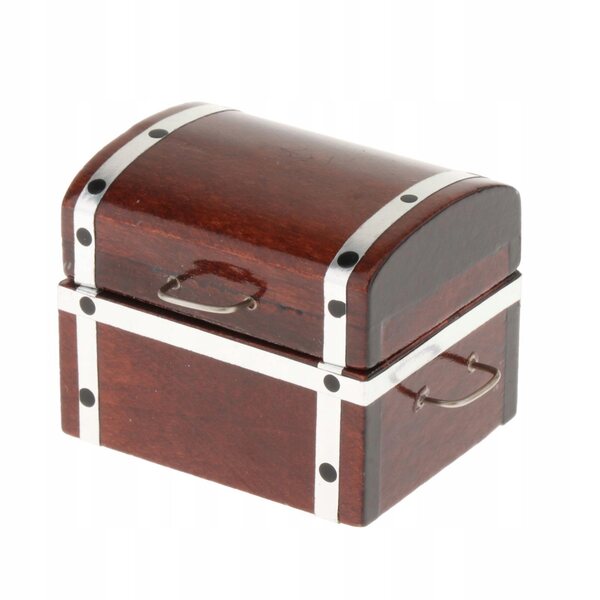 Miniatuur houten sieraden organisator 1/12 Retro Vintage stijl voor poppen