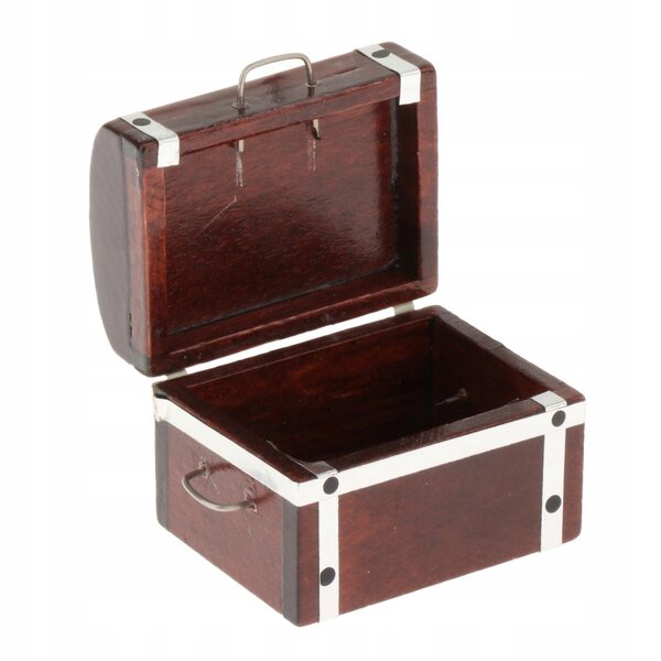 Miniatuur houten sieraden organisator 1/12 Retro Vintage stijl voor poppen