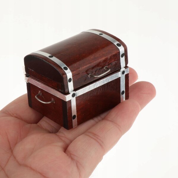 Miniatuur houten sieraden organisator 1/12 Retro Vintage stijl voor poppen