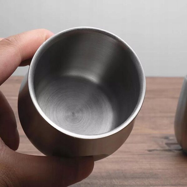 Rustfrit stål termisk rejsetumbler 200 ml Dobbeltisoleret væg