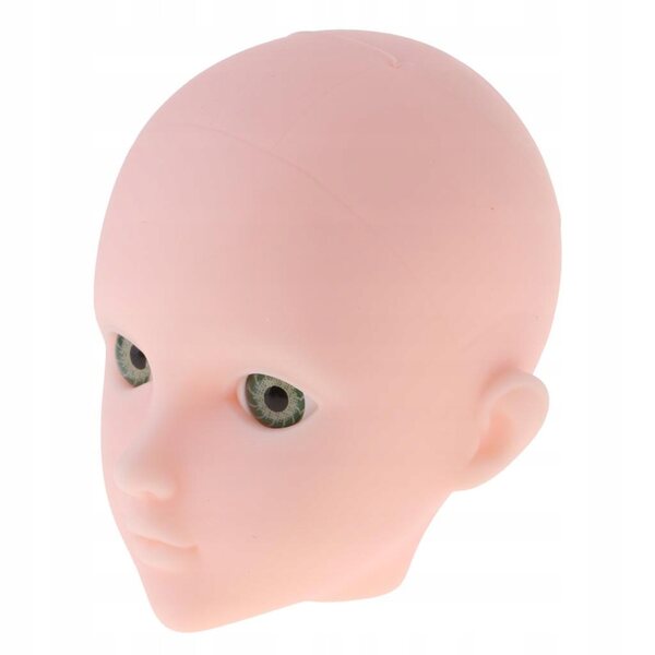1/6 Puppenkopf mit grünen Augen ohne Make-up für BJD anpassbar