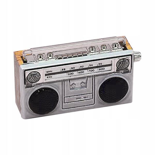Śliczne 1/12 Radio Sceneria Miniaturowe meble,Doll House Life Wood