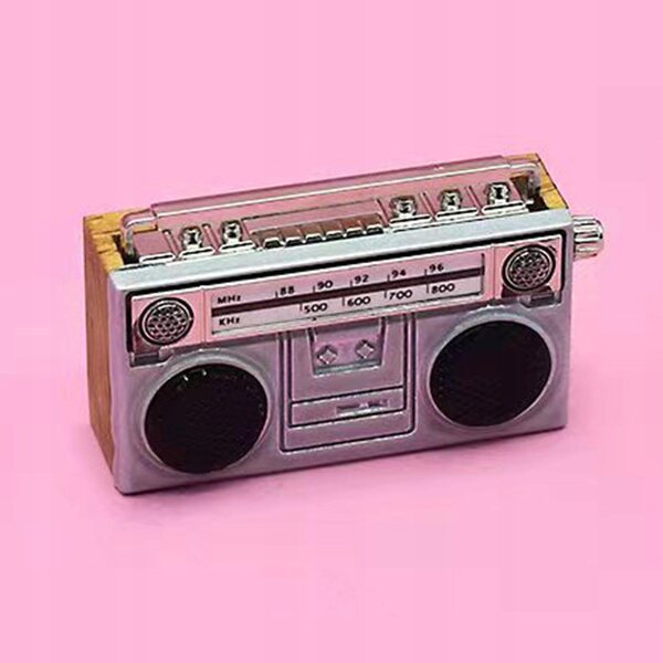 Śliczne 1/12 Radio Sceneria Miniaturowe meble,Doll House Life Wood