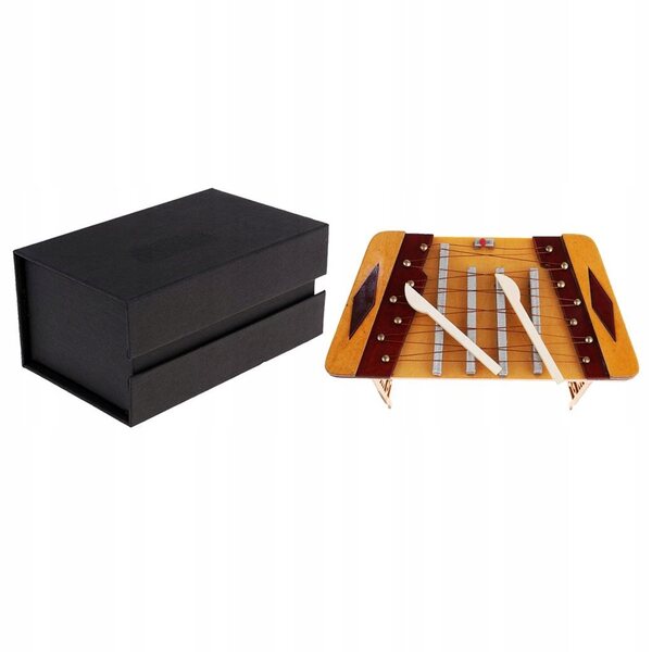 Modello realistico di cimbalom cinese in metallo 1/6 per figure da 12 pollici