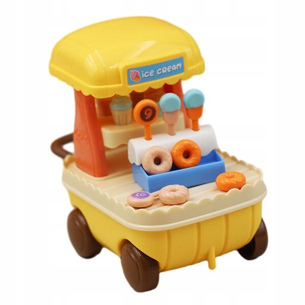 Miniatur-Süßwarenwagen 1:12 für Puppenhaus und Spielszene
