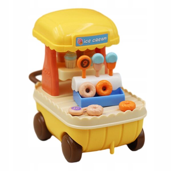Miniatur-Süßwarenwagen 1:12 für Puppenhaus und Spielszene