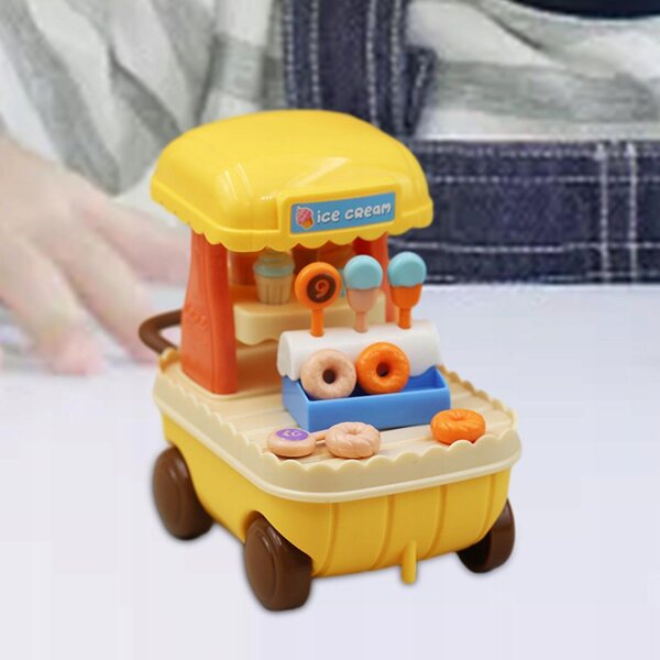 Miniatur-Süßwarenwagen 1:12 für Puppenhaus und Spielszene