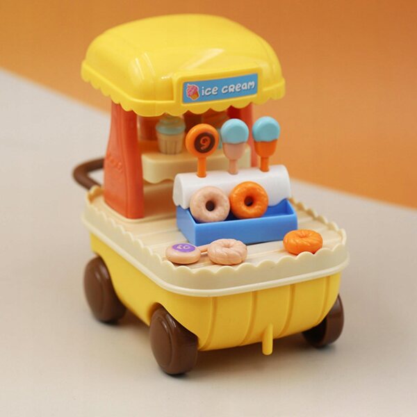 Miniatur-Süßwarenwagen 1:12 für Puppenhaus und Spielszene