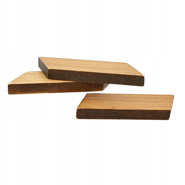 Set 24 tavole in bambù per pavimenti di case delle bambole 1:12 senza vernice