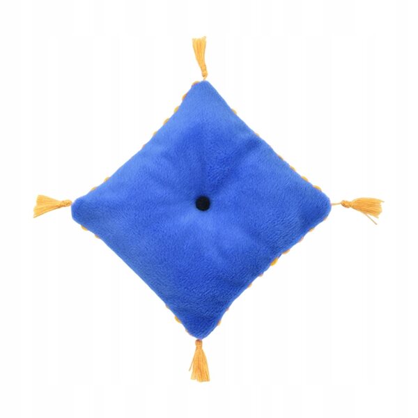 Mini cuscino blu in flanella per casa delle bambole 1/6 - decorazione lussuosa