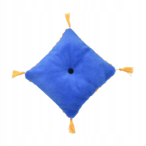 Mini cuscino blu in flanella per casa delle bambole 1/6 - decorazione lussuosa