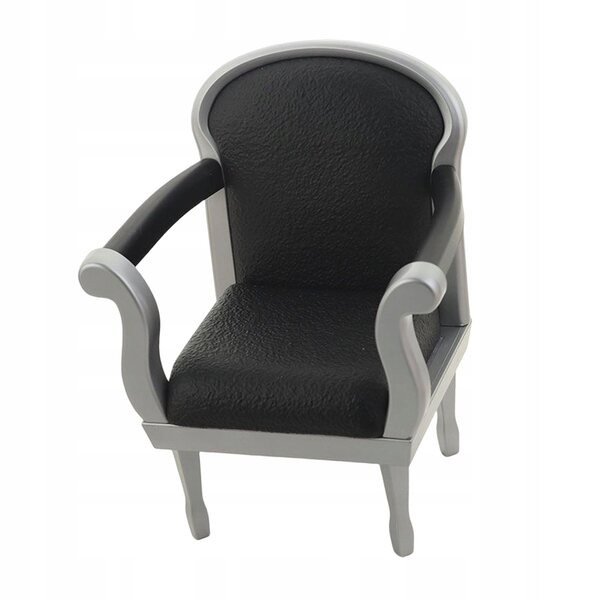 Cuscini moderni per divano 1/6 per casa delle bambole, stile vintage nero