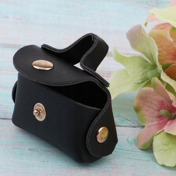 Torebka in pelle PU nera per bambole 1/6 – accessorio moda 12 cm