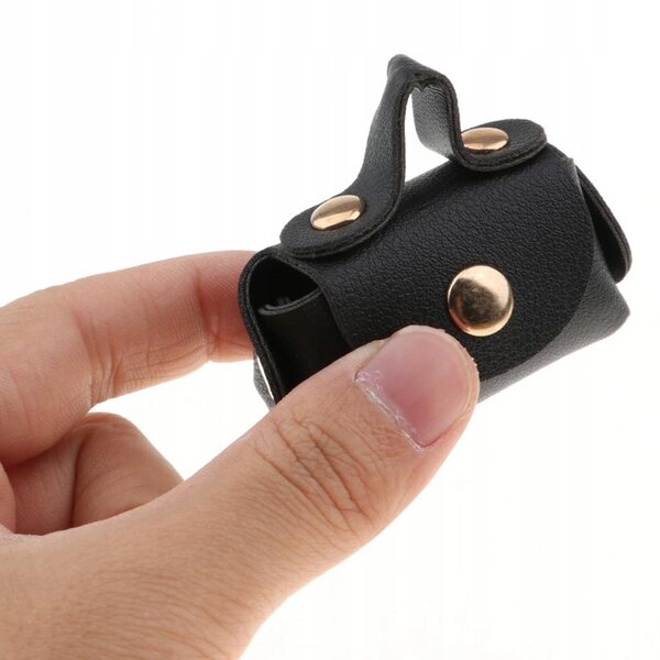 Torebka in pelle PU nera per bambole 1/6 – accessorio moda 12 cm