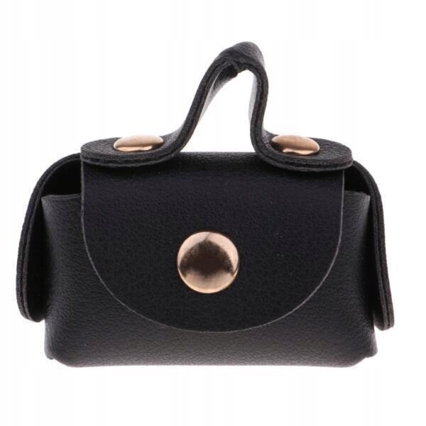 Torebka in pelle PU nera per bambole 1/6 – accessorio moda 12 cm
