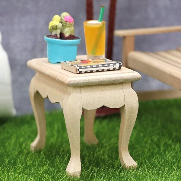Mini Tavolo in Legno 1:12 per Case delle Bambole - Accessorio Decorativo