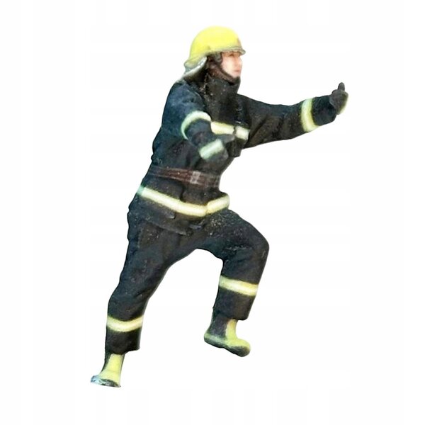 Diorama-Figur 1/64 Feuerwehrmann für Modellbau und Szenografie Kit A