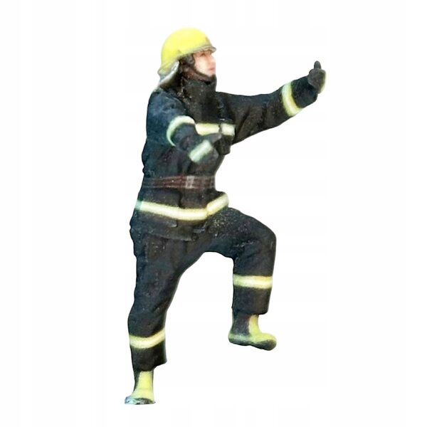 Diorama-Figur 1/64 Feuerwehrmann für Modellbau und Szenografie Kit A