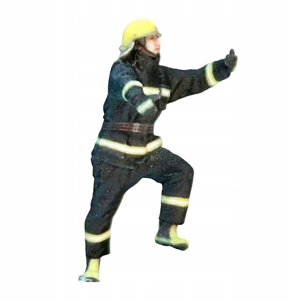Diorama-Figur 1/64 Feuerwehrmann für Modellbau und Szenografie Kit A