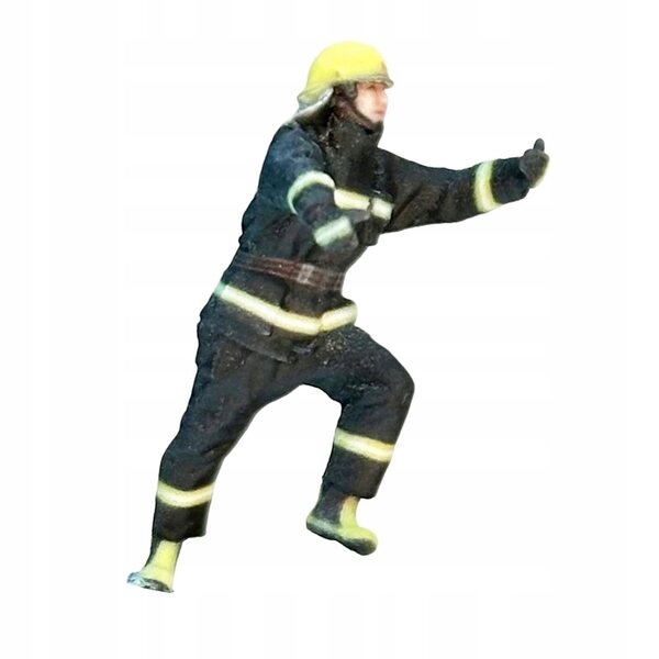 Diorama-Figur 1/64 Feuerwehrmann für Modellbau und Szenografie Kit A