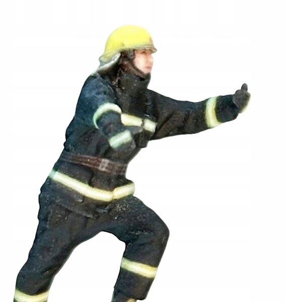 Diorama-Figur 1/64 Feuerwehrmann für Modellbau und Szenografie Kit A
