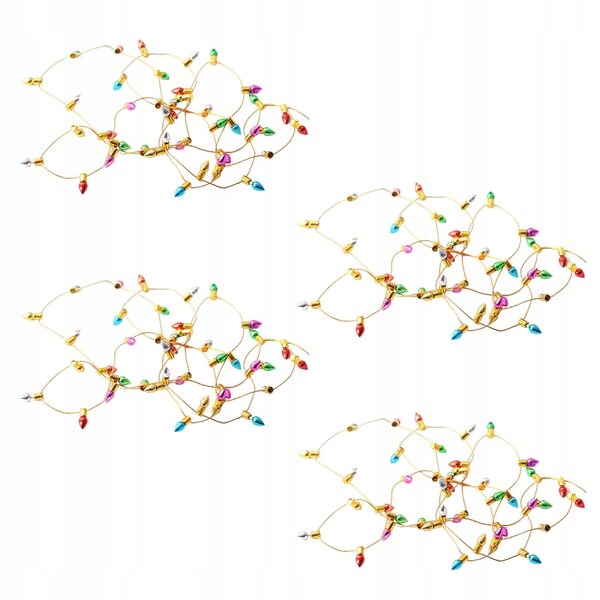 Catena Luminosa per Casa delle Bambole 1:6/1:12 - Accessorio Decorativo Multicolore