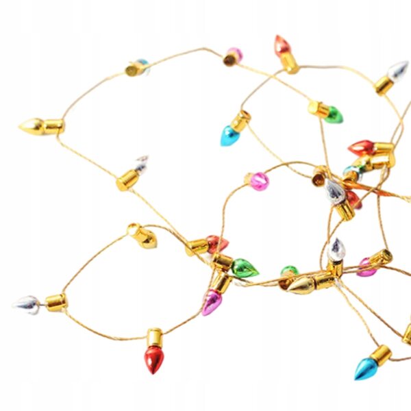 Catena Luminosa per Casa delle Bambole 1:6/1:12 - Accessorio Decorativo Multicolore