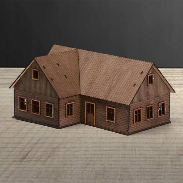 Zestawy modeli do budowania architektury w skali 1:72 Zabawki hobbystyczne Styl krajobrazu B