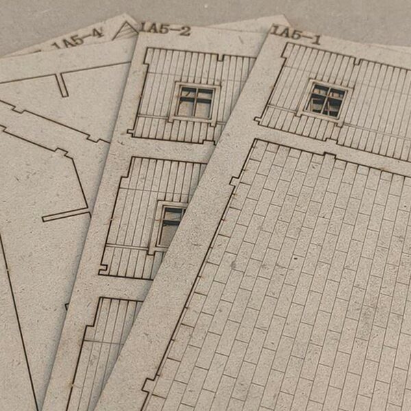 Zestawy modeli do budowania architektury w skali 1:72 Zabawki hobbystyczne Styl krajobrazu B