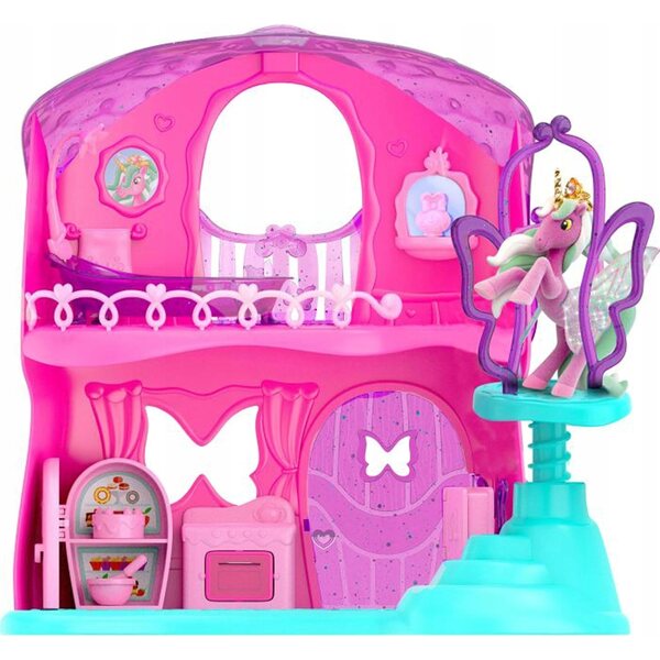 Galupy Unicorn Magico Domus Mariposa con Figurina e Accessori per Bambini