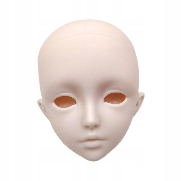 BJD 1/3 männlicher Kopf für 60 cm Puppe ohne Augen – DIY-Zubehör