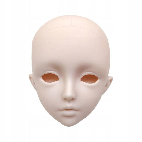 BJD 1/3 männlicher Kopf für 60 cm Puppe ohne Augen – DIY-Zubehör