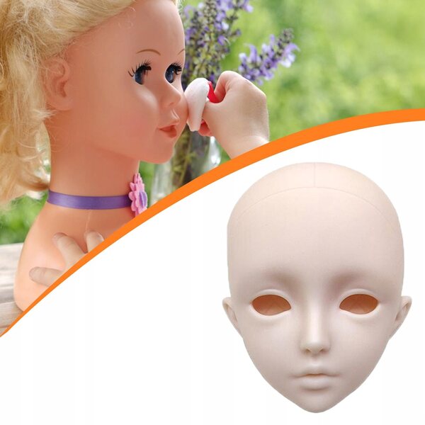 BJD 1/3 männlicher Kopf für 60 cm Puppe ohne Augen – DIY-Zubehör