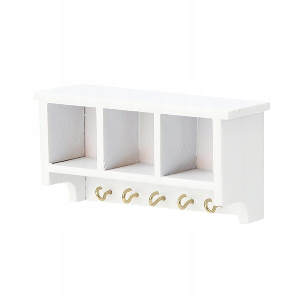 Cottage per bambole 1:12 Miniatura con mensola a parete in legno ecologico