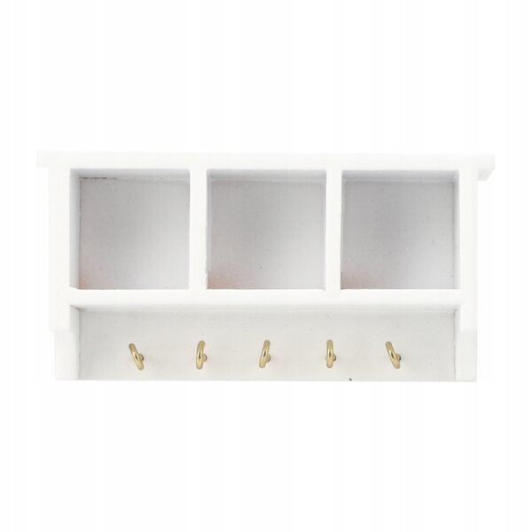 Cottage per bambole 1:12 Miniatura con mensola a parete in legno ecologico